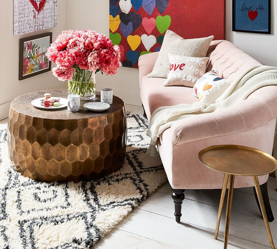 Euclid Metal End Table Pottery Barn Australia